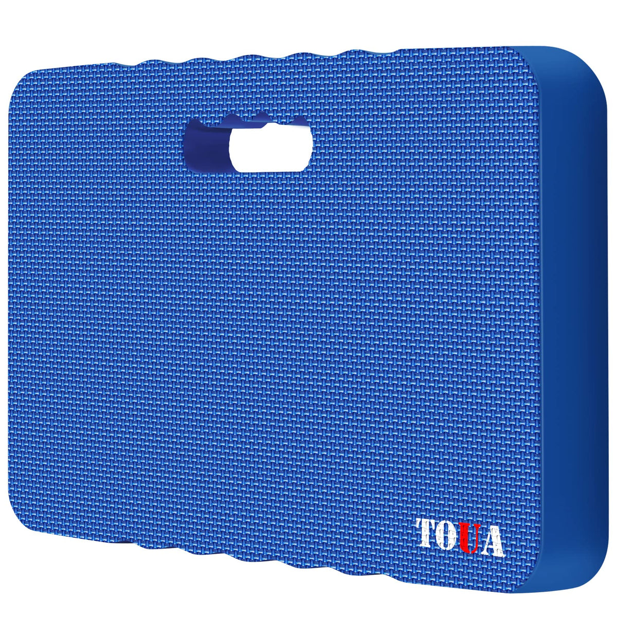 TOUA Waterproof Garden Kneeling Pad front view in blue