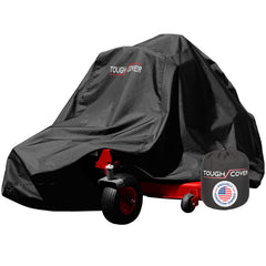 Tough Cover Zero-Turn Mower Cover front view, black