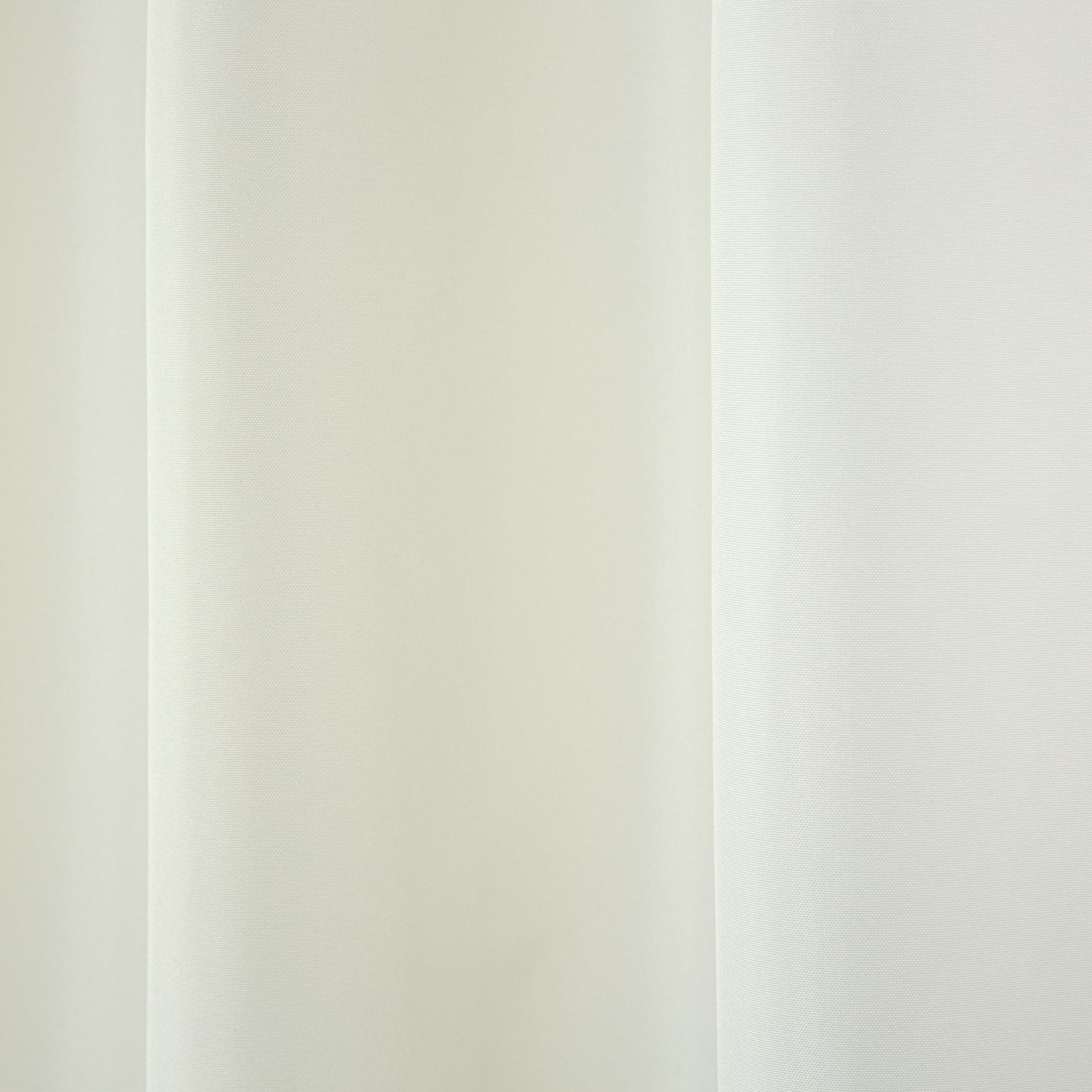 TOWN & COUNTRY BASICS Cabana Curtains Vanilla packaged