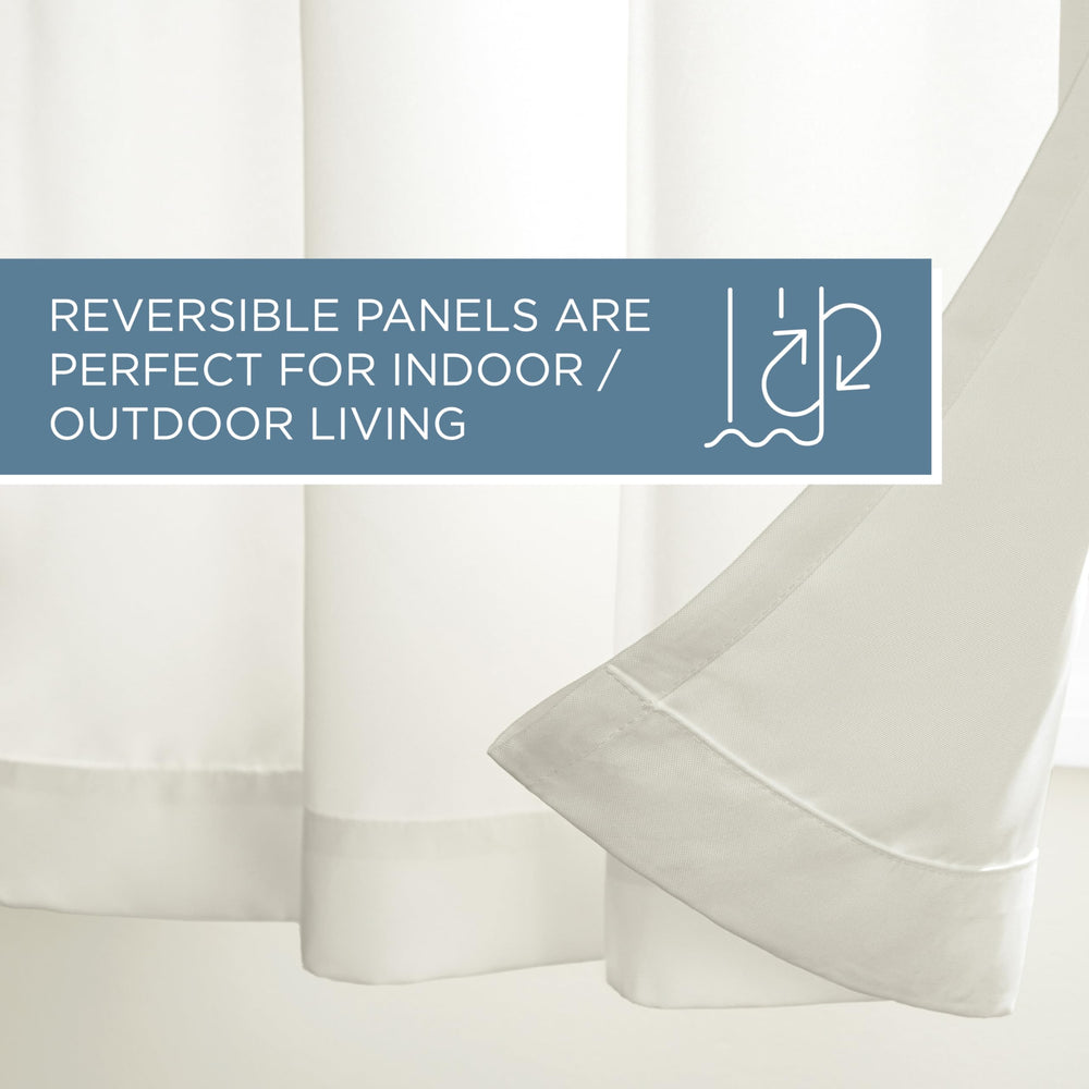 TOWN & COUNTRY BASICS Cabana Solid Heavyweight Curtain panels packaging