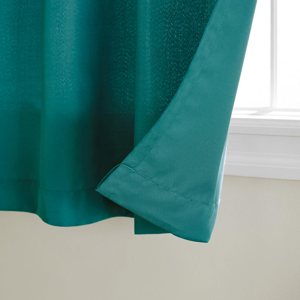 TOWN & COUNTRY BASICS Cabana Solid Heavyweight Outdoor Curtains, grommet detail