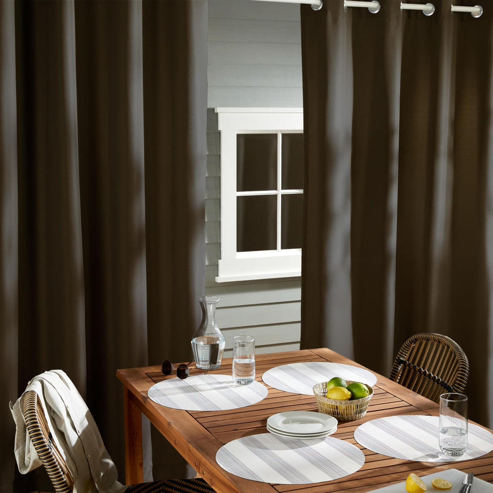 TOWN & COUNTRY BASICS Curtains, Water Repellent Fabric Detail