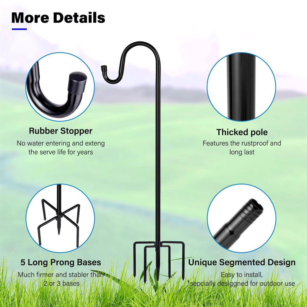 ToyHotels Shepherd Hooks 94 Inch, close-up of prongs
