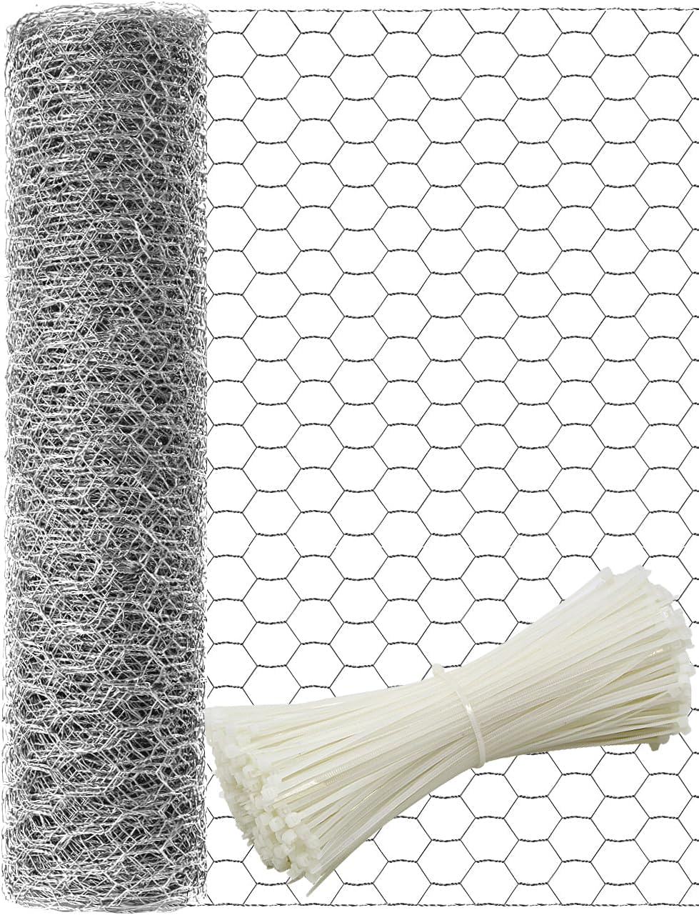 TOYPOPOR Chicken Wire 16in x 82ft roll front view