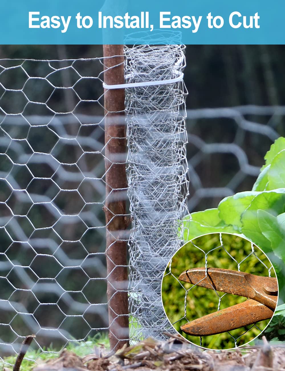 TOYPOPOR chicken wire for DIY craft projects