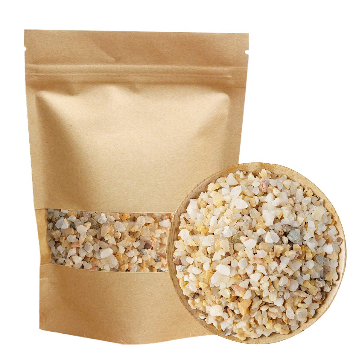 TOYPOPOR Coarse Silica Sand 2.2lb bag front view