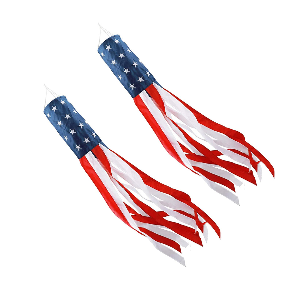 TPFEYEN American Flag Windsock 40 inch front view