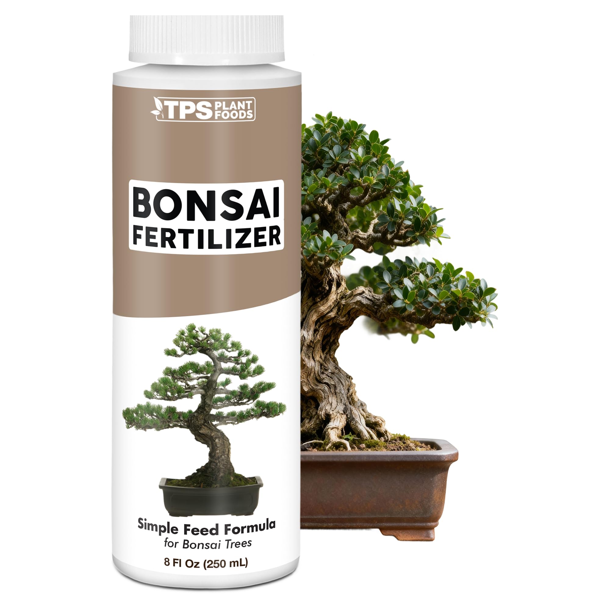 TPS NUTRIENTS Bonsai Fertilizer liquid plant food 8 oz bottle front view