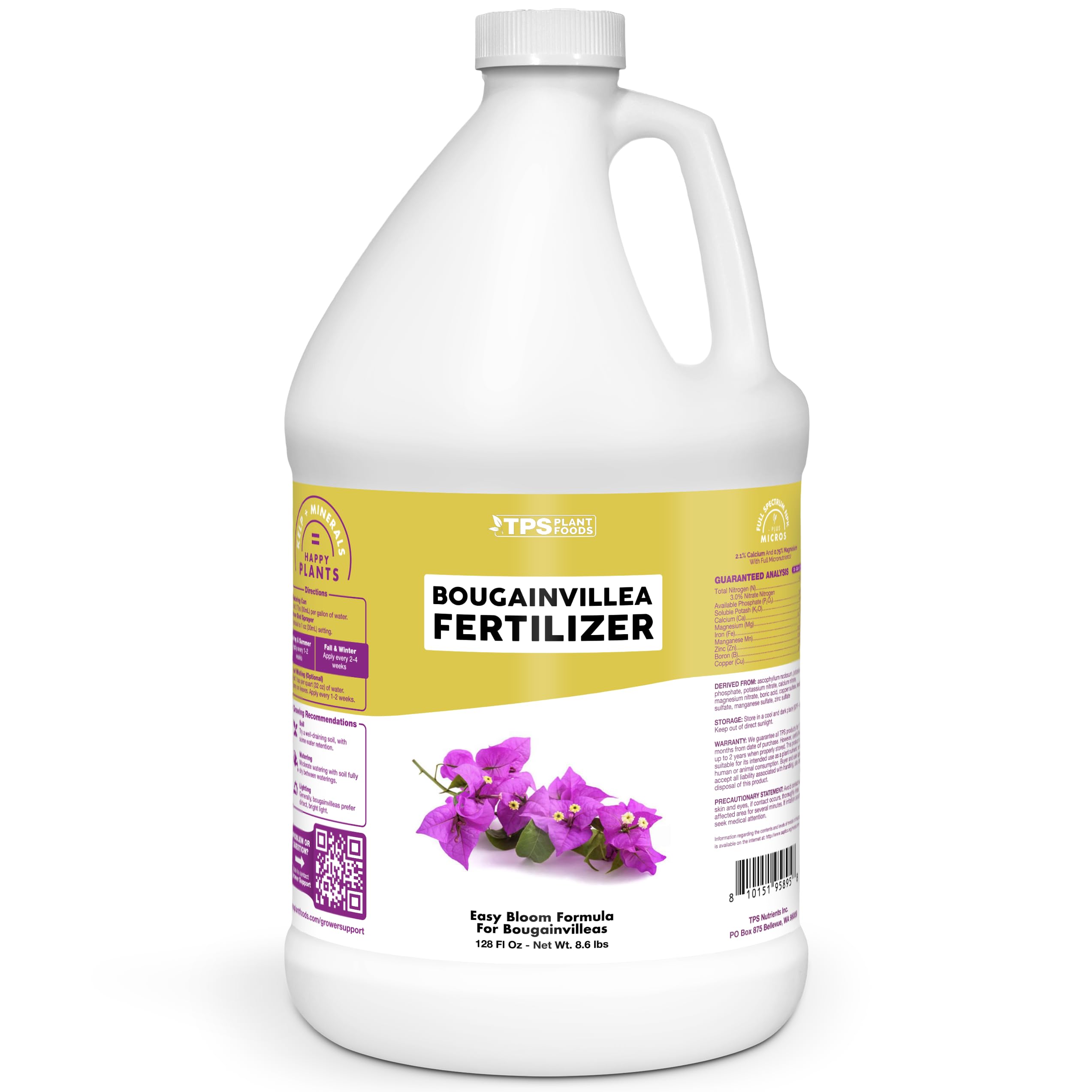 TPS NUTRIENTS Bougainvillea Fertilizer 1 Gallon bottle