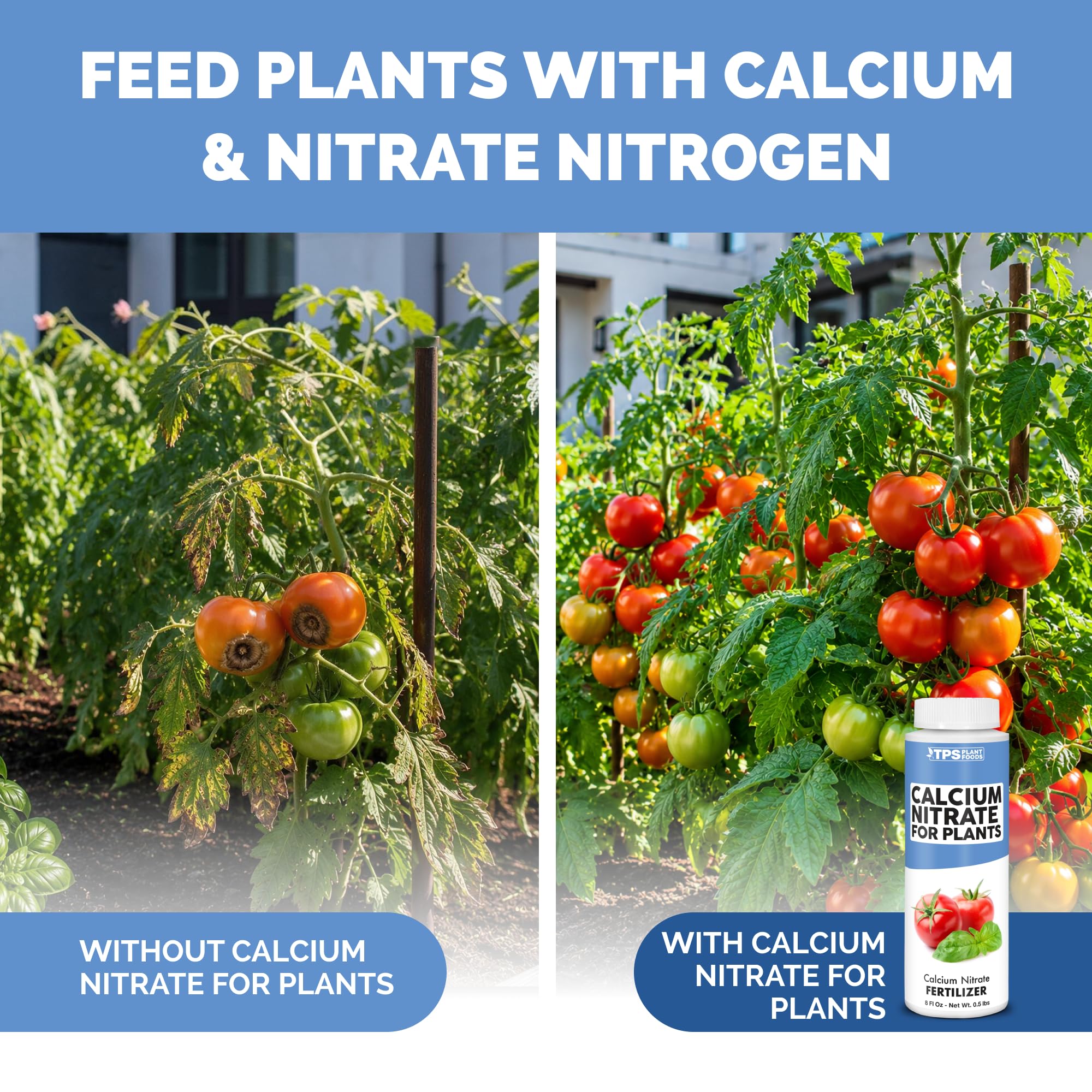 TPS NUTRIENTS Calcium Nitrate Fertilizer 8 oz liquid in use