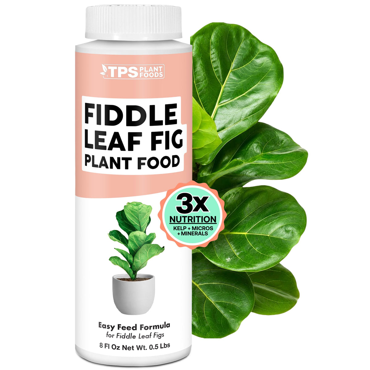 TPS NUTRIENTS Fiddle Leaf Fig Fertilizer 8oz front view