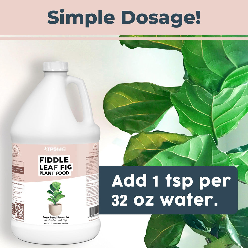 TPS NUTRIENTS Fiddle Leaf Fig Fertilizer bottle side view