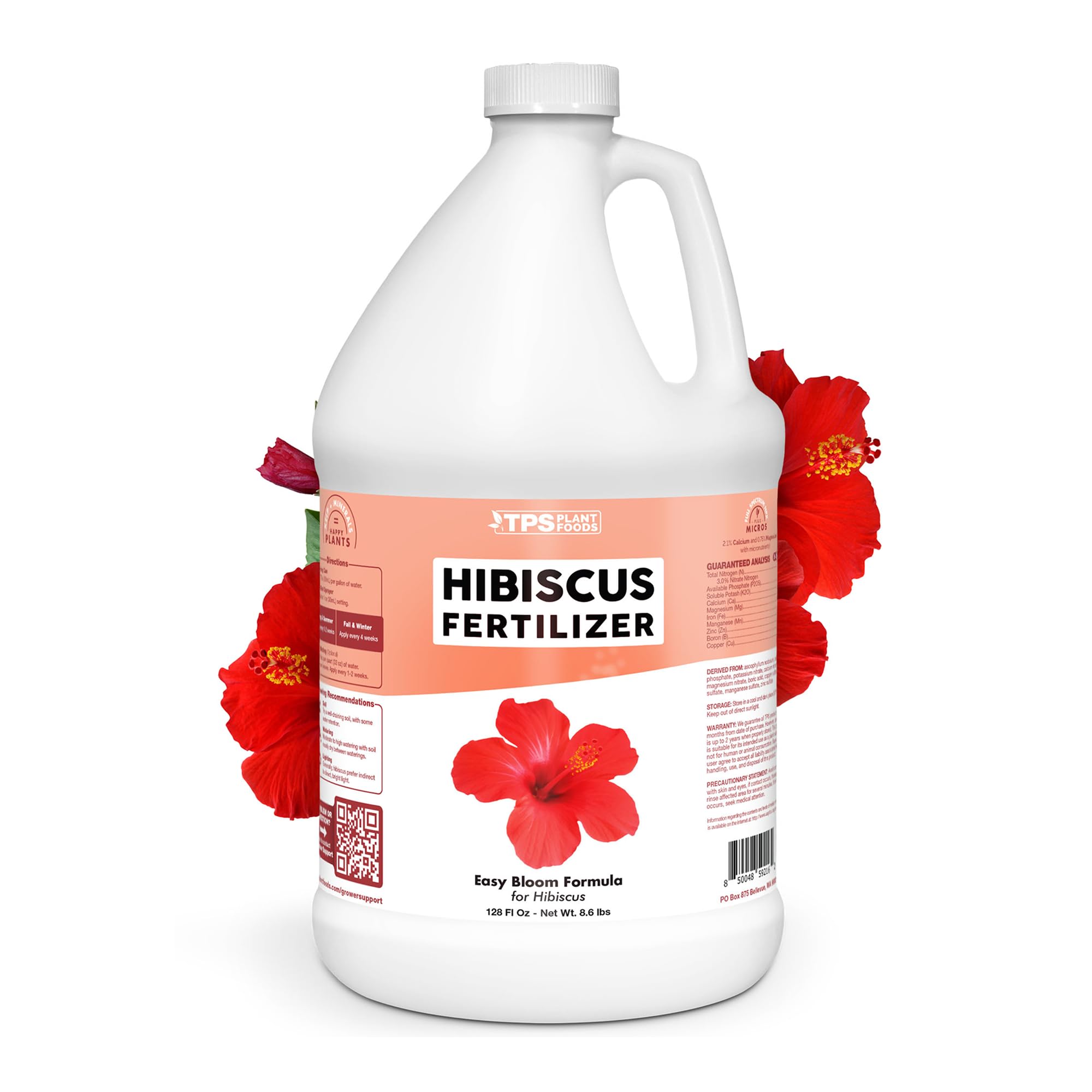 TPS NUTRIENTS Hibiscus Fertilizer 1 Gallon front view