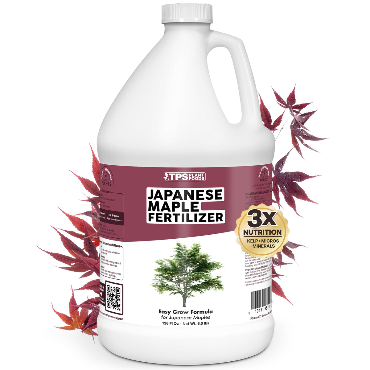 TPS Nutrients Japanese Maple Tree Fertilizer 1 Gal front view