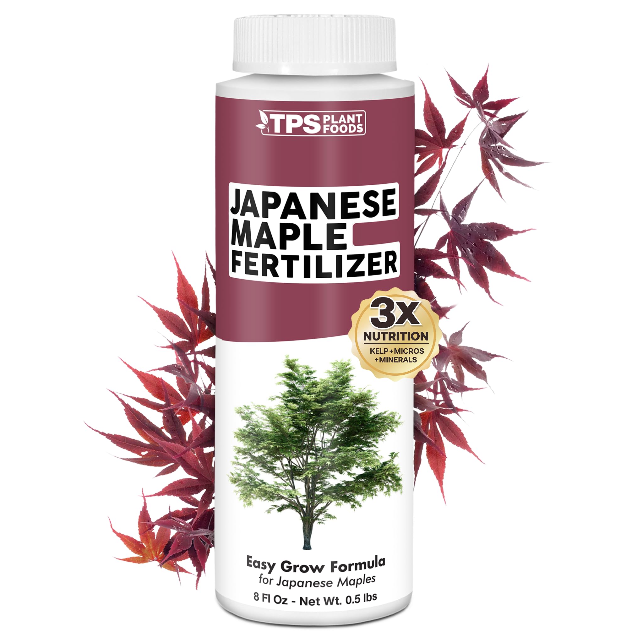 TPS NUTRIENTS Japanese Maple Tree Fertilizer 8 oz liquid bottle front view