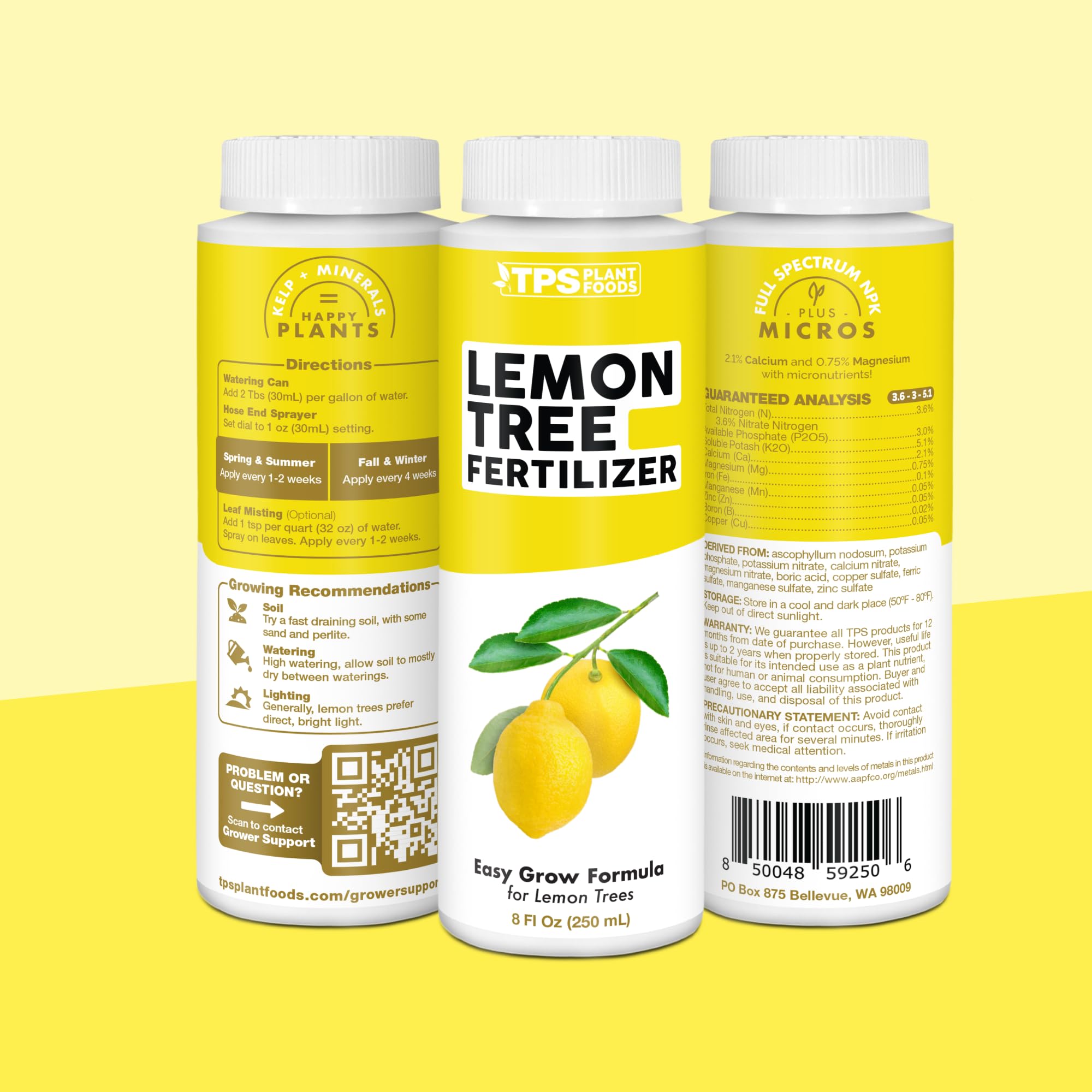TPS NUTRIENTS Lemon Tree Fertilizer packaging details