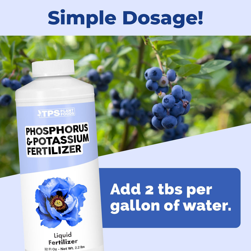 TPS NUTRIENTS Liquid Bloom Fertilizer in a garden setting