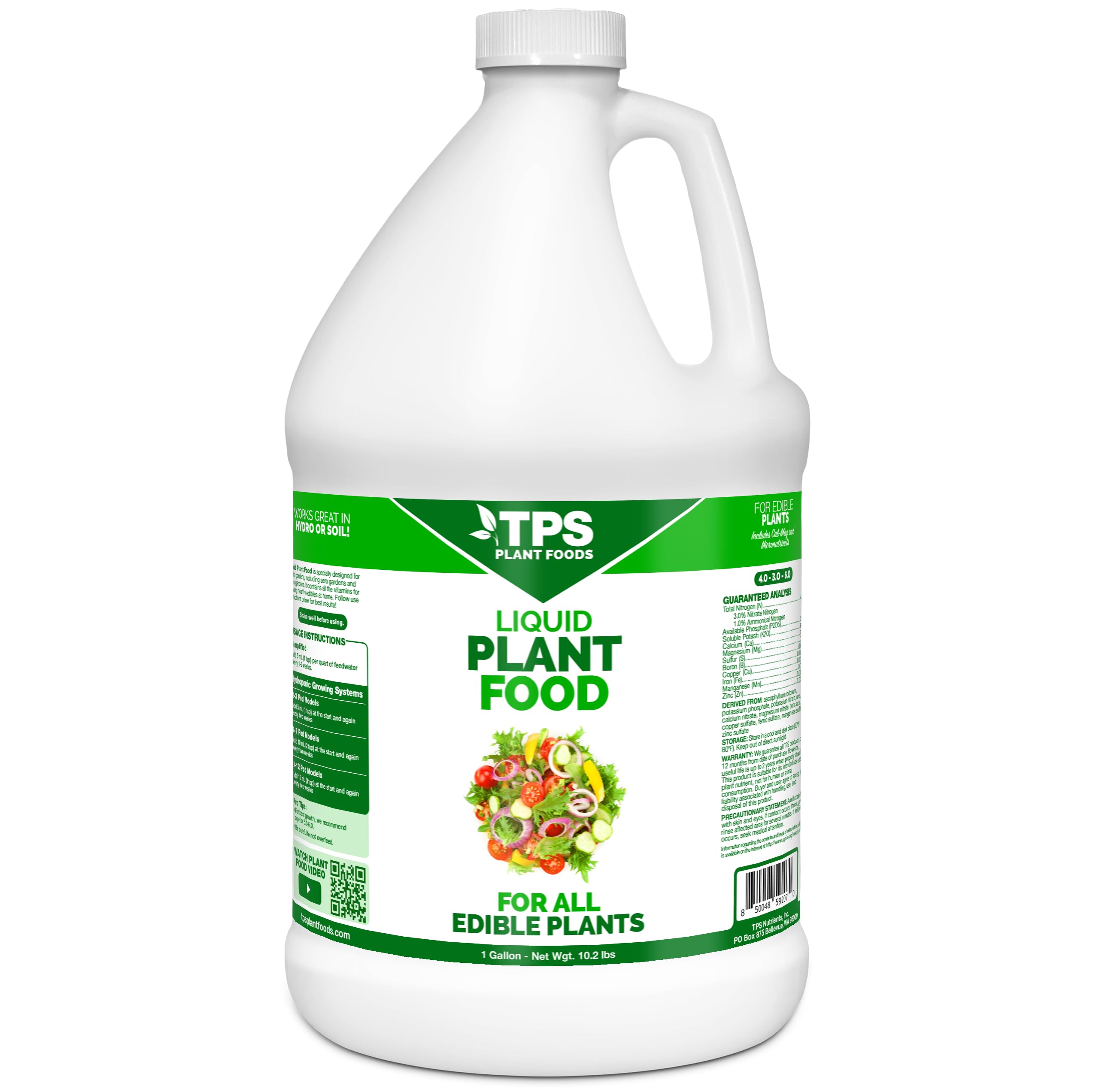 TPS NUTRIENTS Liquid Plant Food 128 fl oz front view