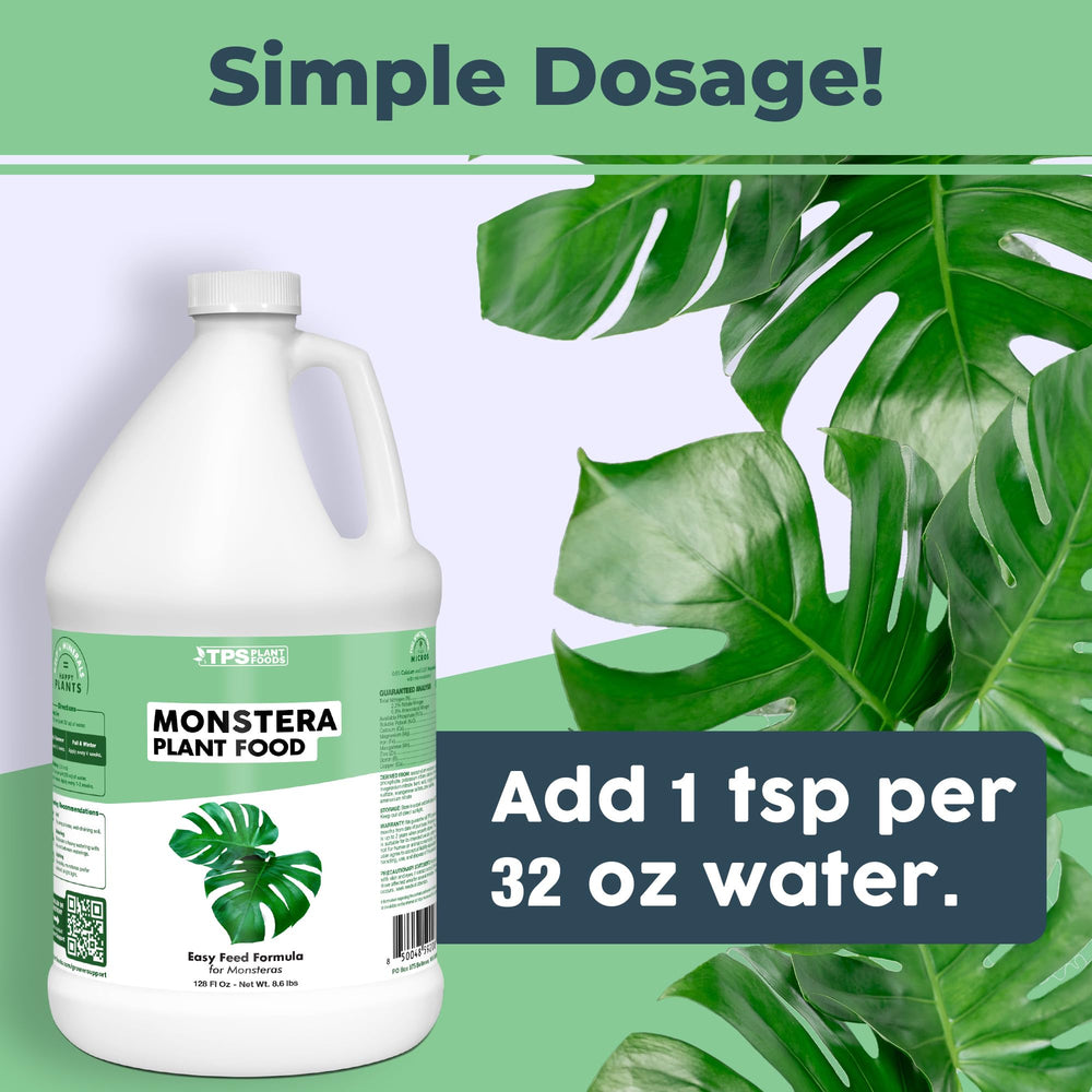 TPS NUTRIENTS Monstera Plant Food in use with indoor plants