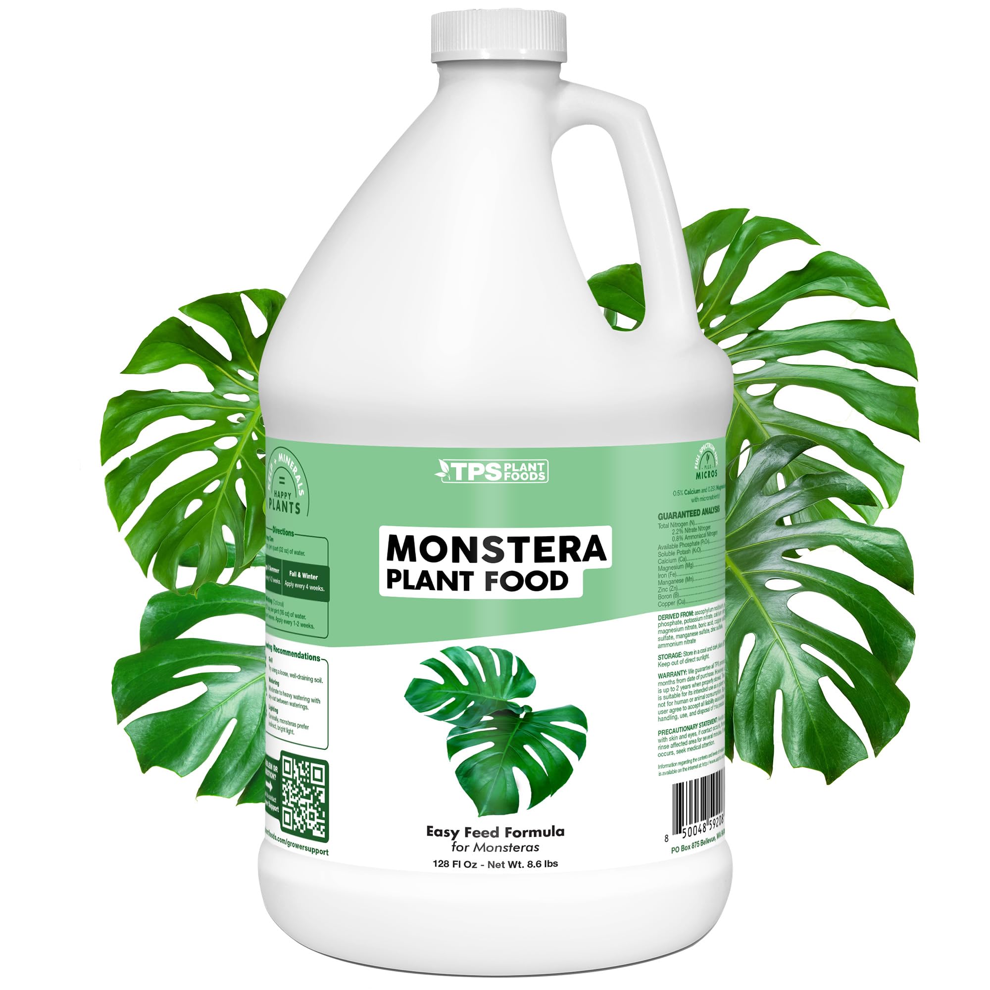 TPS NUTRIENTS Monstera Plant Food Liquid Fertilizer 1 Gal front view