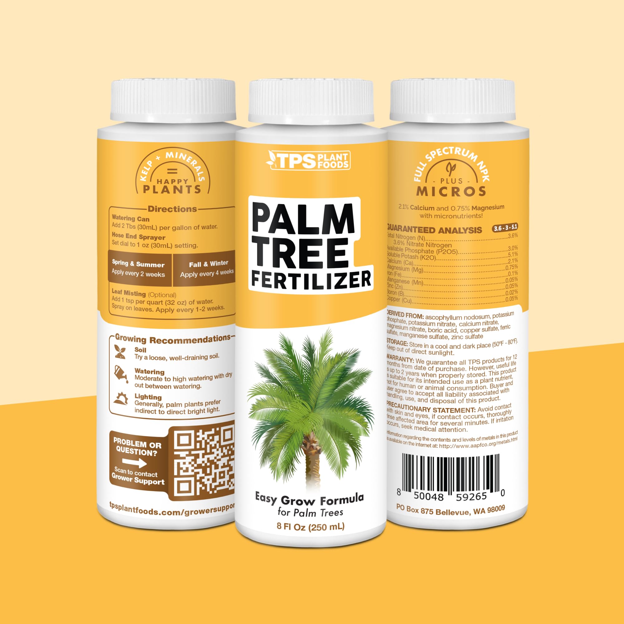 TPS NUTRIENTS Palm Tree Fertilizer usage instructions