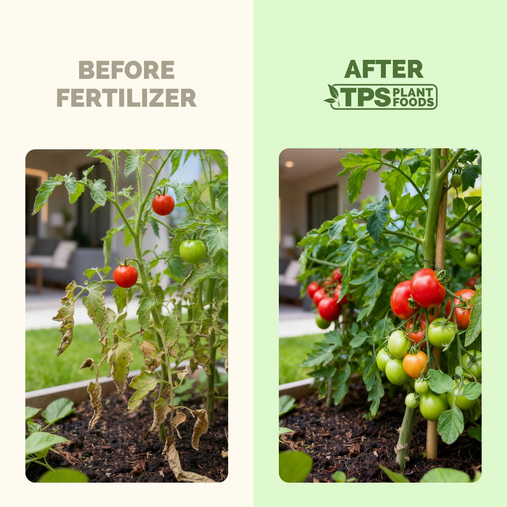 TPS NUTRIENTS Tomato Fertilizer 8 oz bottle with measuring cap