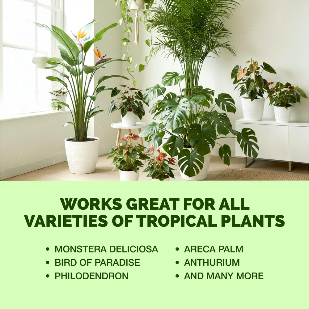 TPS NUTRIENTS Tropical Plant Fertilizer in garden setting