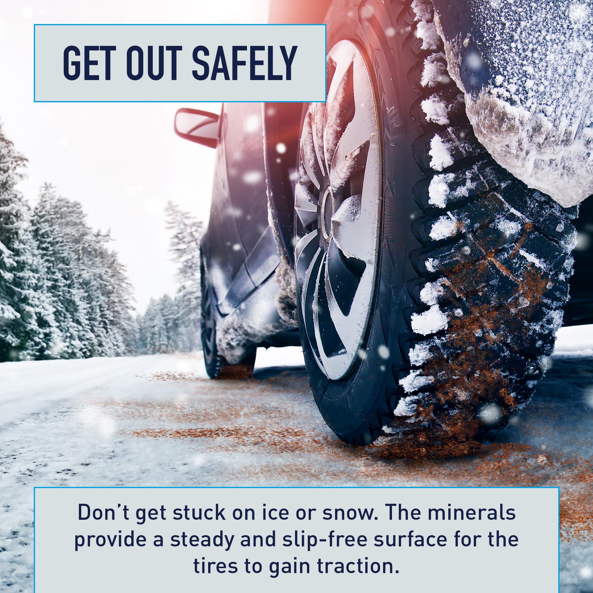 Traction Magic CAN next to winter footwear