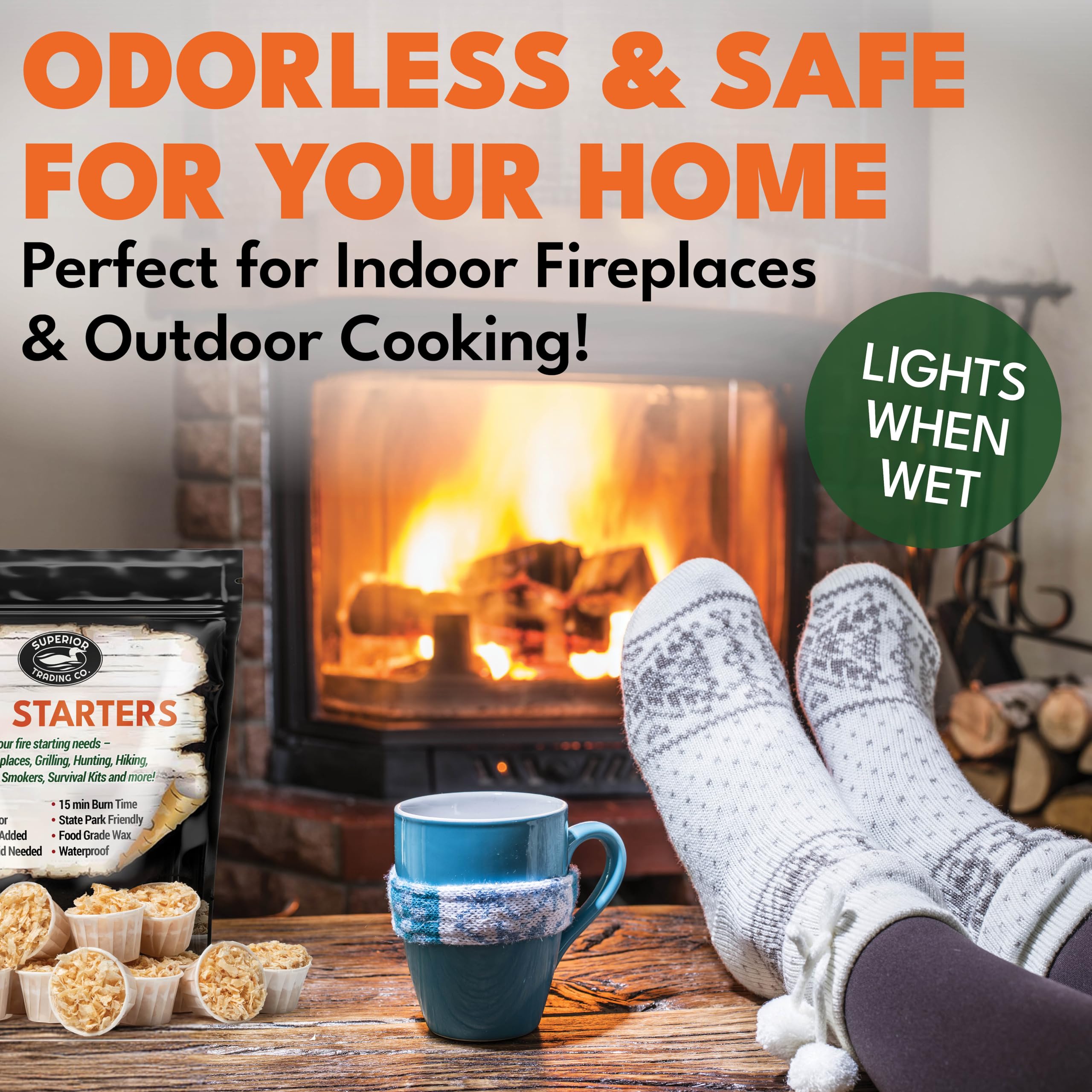Trading Fire Starter Pods in a BBQ setup