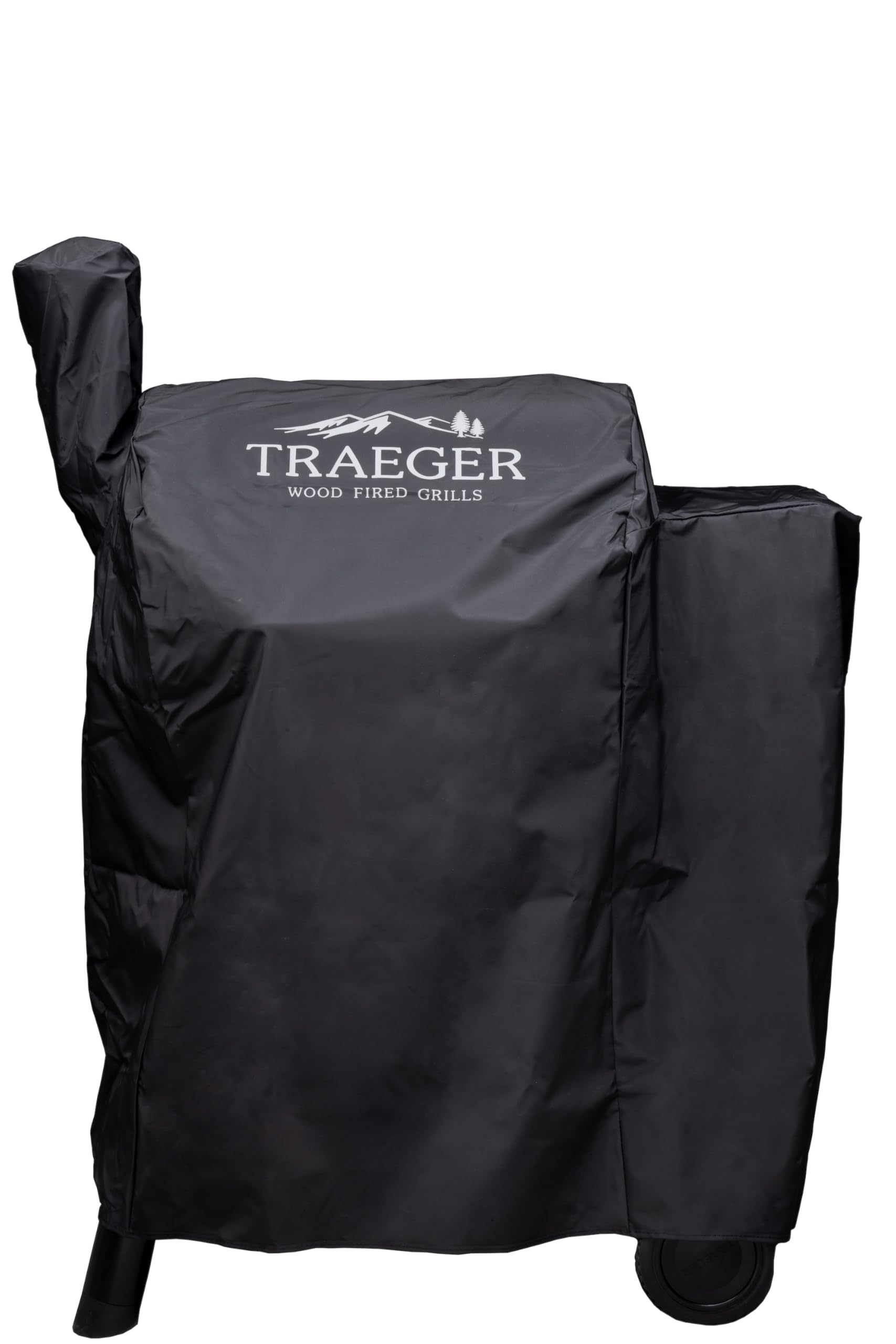 Traeger Full-Length Grill Cover BAC503 front view, black