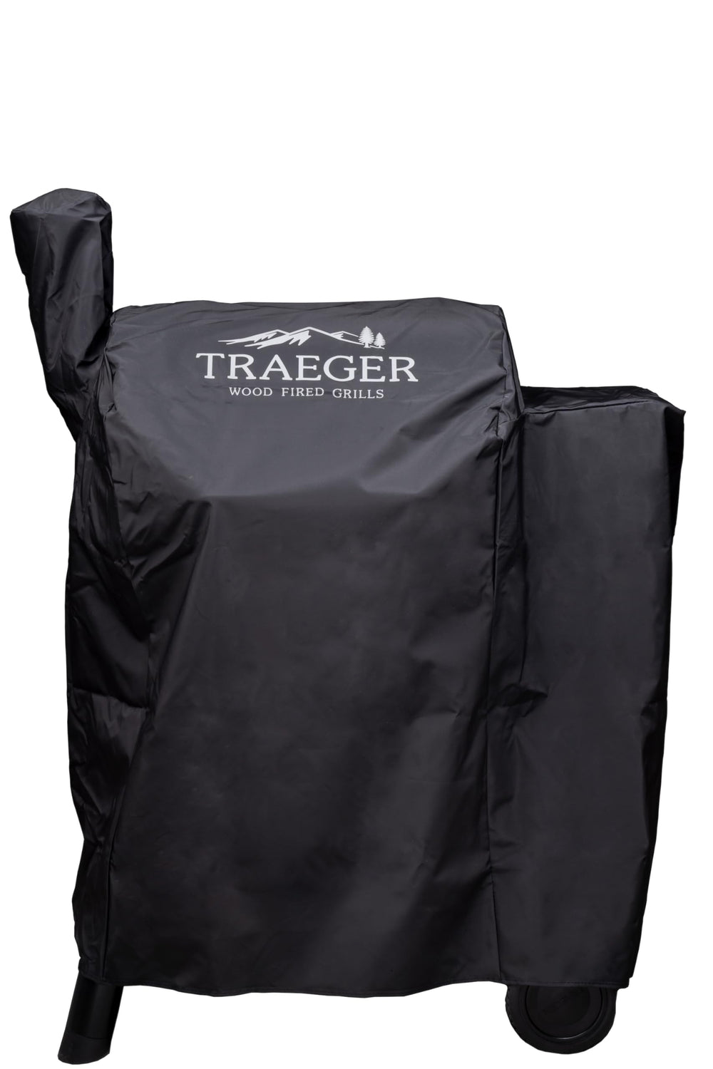 Traeger Full-Length Grill Cover BAC503 front view, black