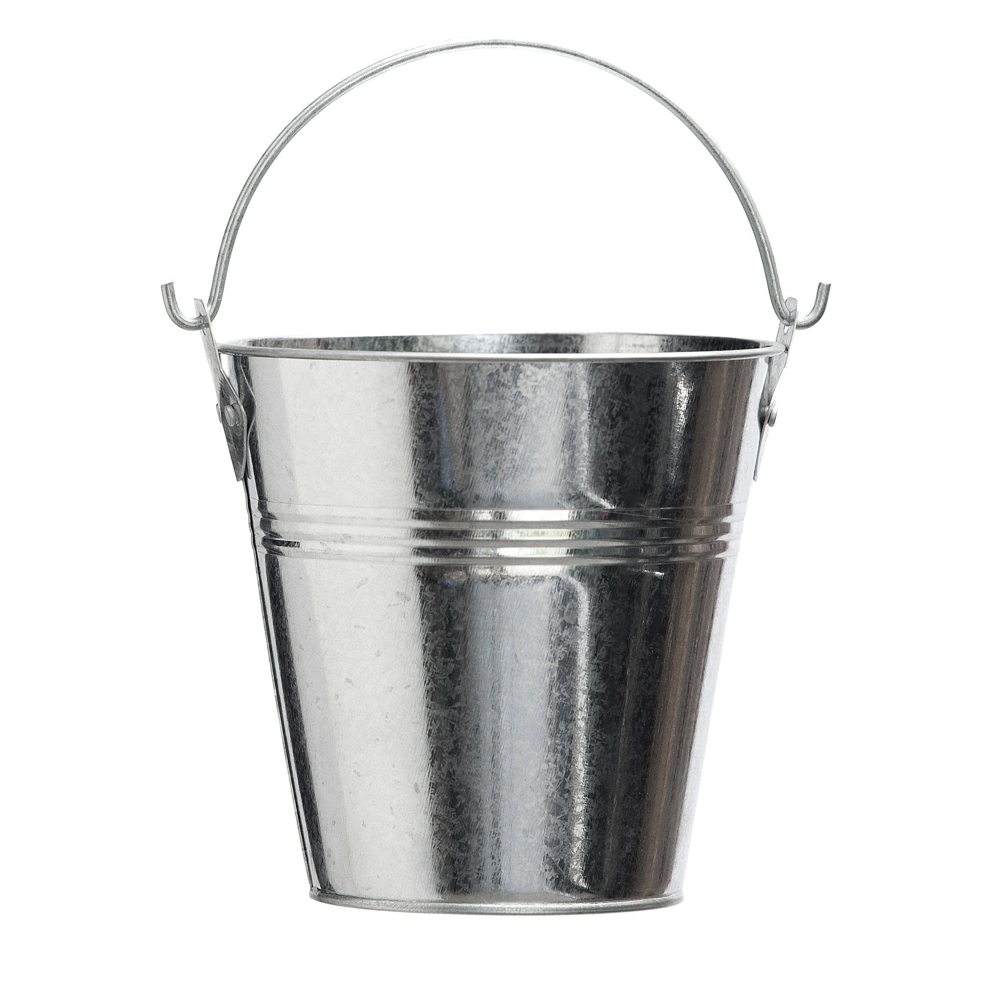 Traeger Grease Bucket HDW152 front view made of galvanized steel