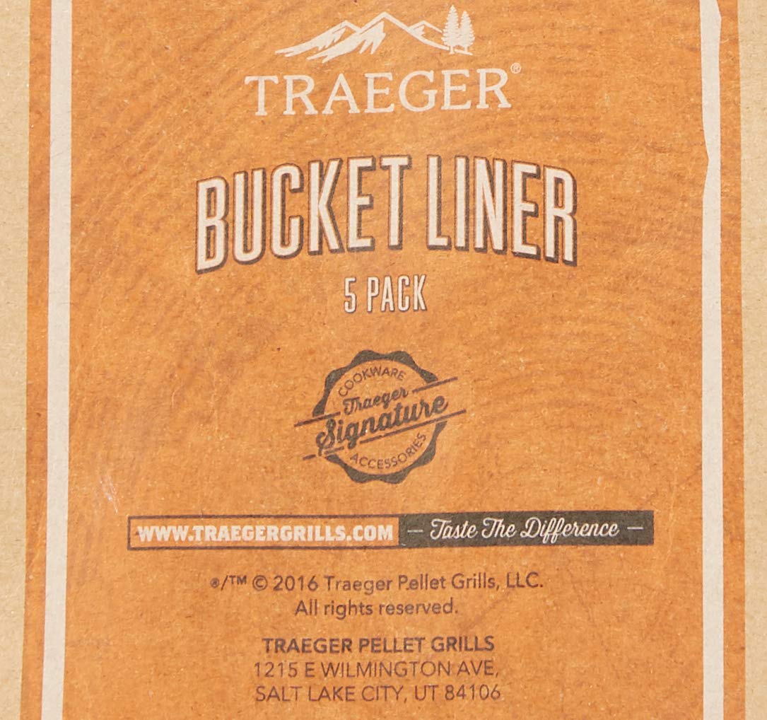 Traeger Grease Bucket Liner packaging front view