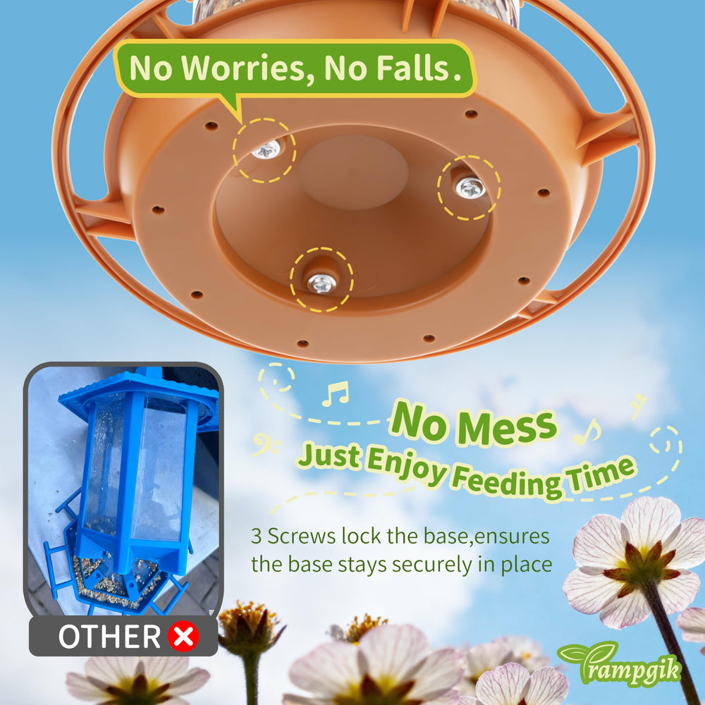 TrampgiK bird feeder in packaging showing pack of 2