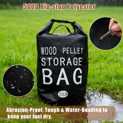Transparent label pocket on YIBOBO storage bag with label paper