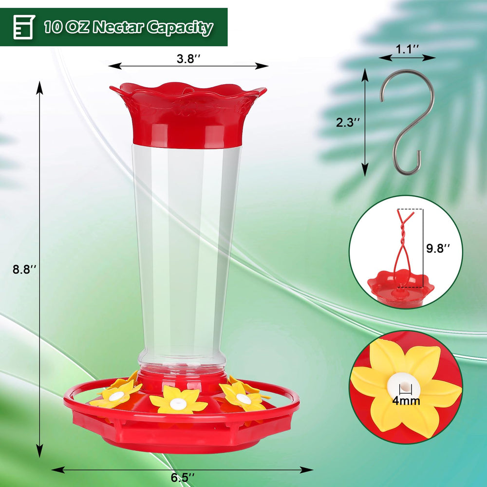 Transparent nectar reservoir of FEED GARDEN feeder