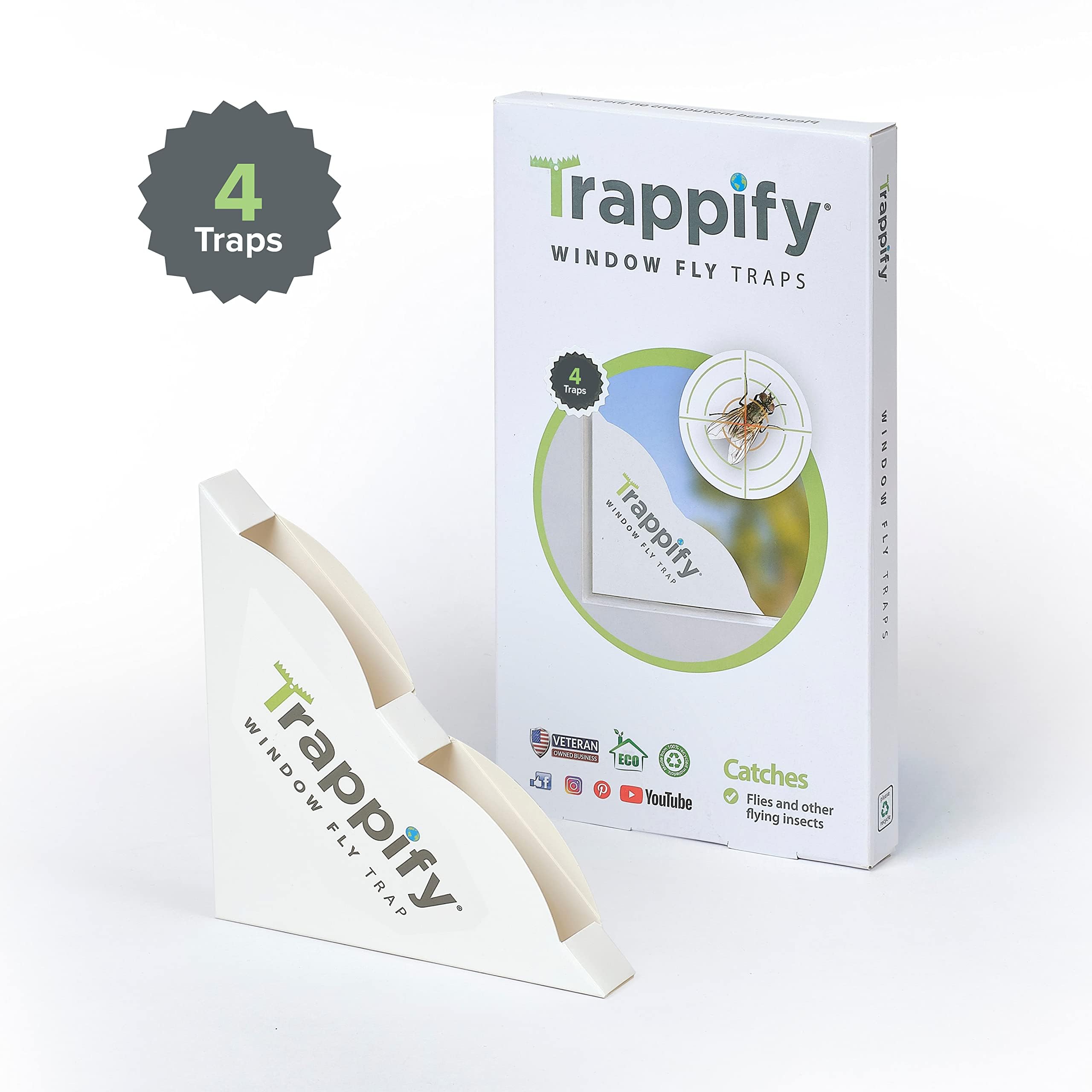 Trappify fly trap showing easy removal feature