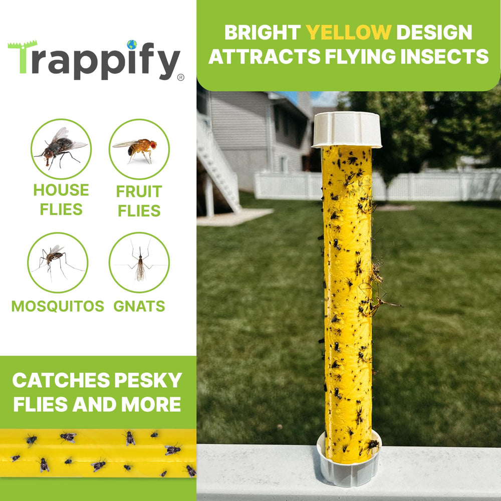 Trappify Hanging Fly Trap outdoor use by grill