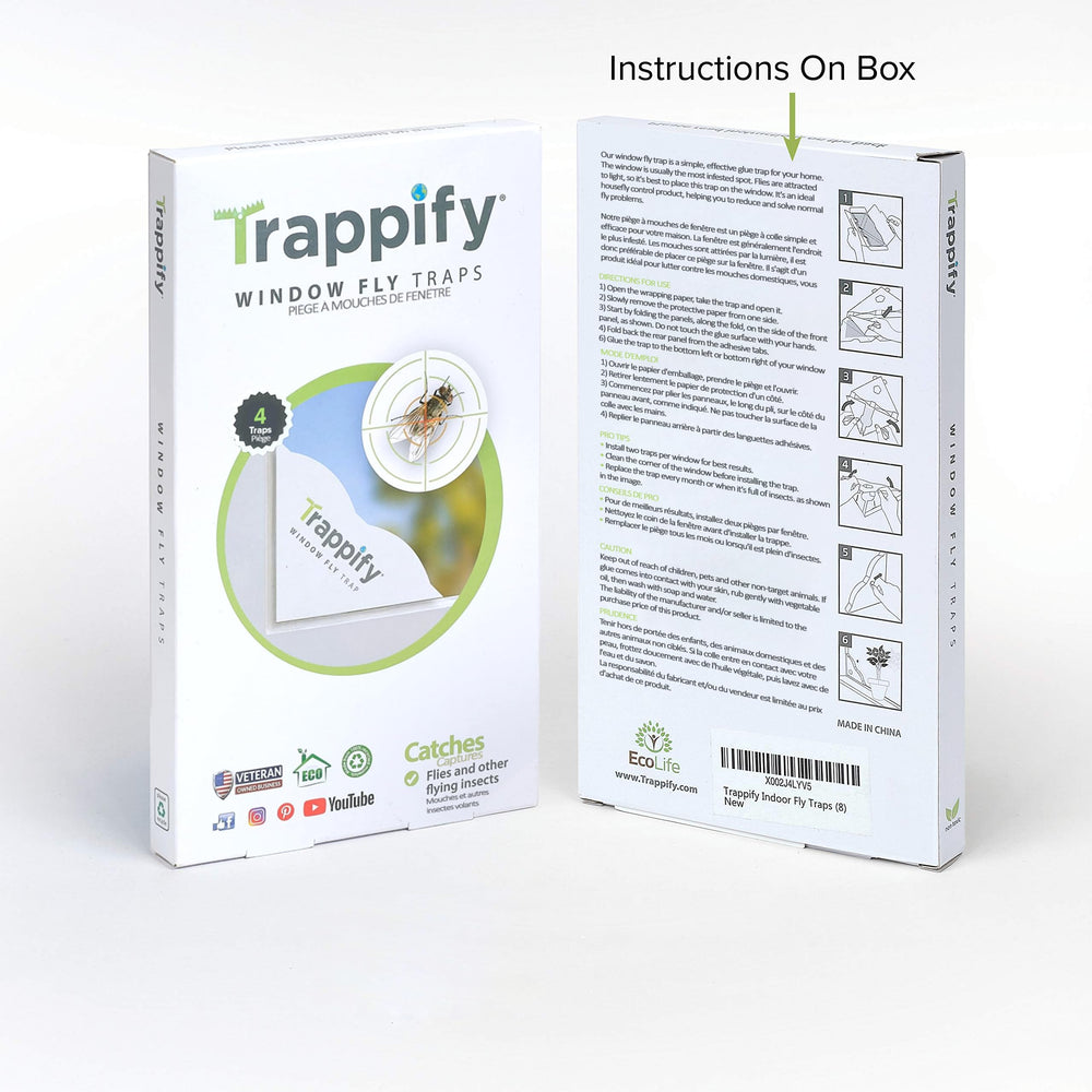 Trappify Window Corner Fly Trap packaging details