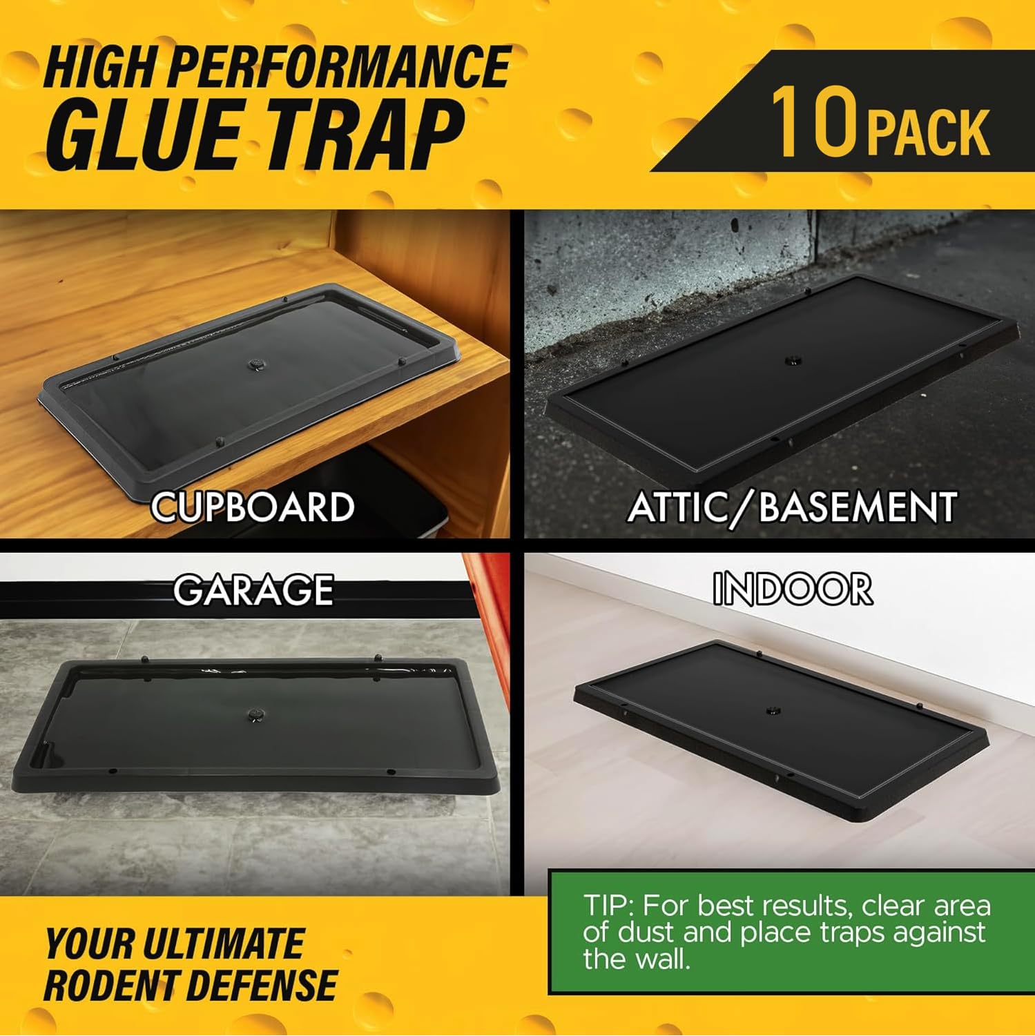 TRATPER Glue Traps packaging