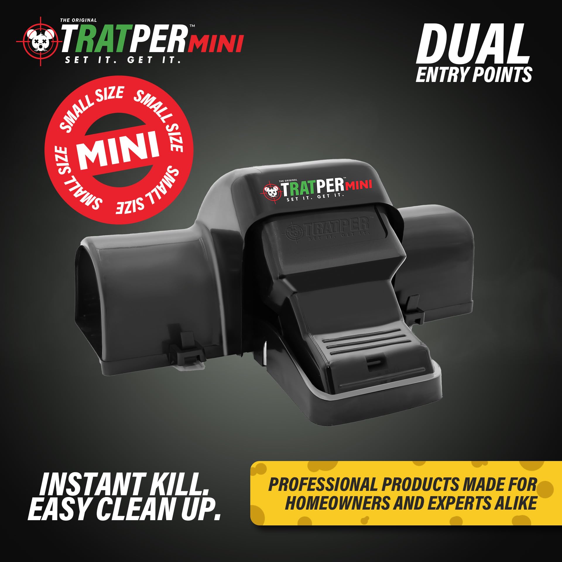 TRATPER Mouse Tunnel Trap being cleaned