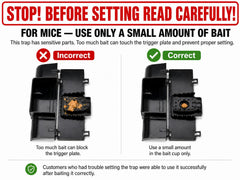 TRATPER Mouse Tunnel Trap compact design for tight spaces