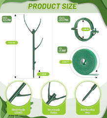 Tree-branch design of HOMEBROS Plant Support Stake