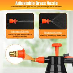 TREEHAC 3-Pack Hand Pump Sprayer, ergonomic handle view