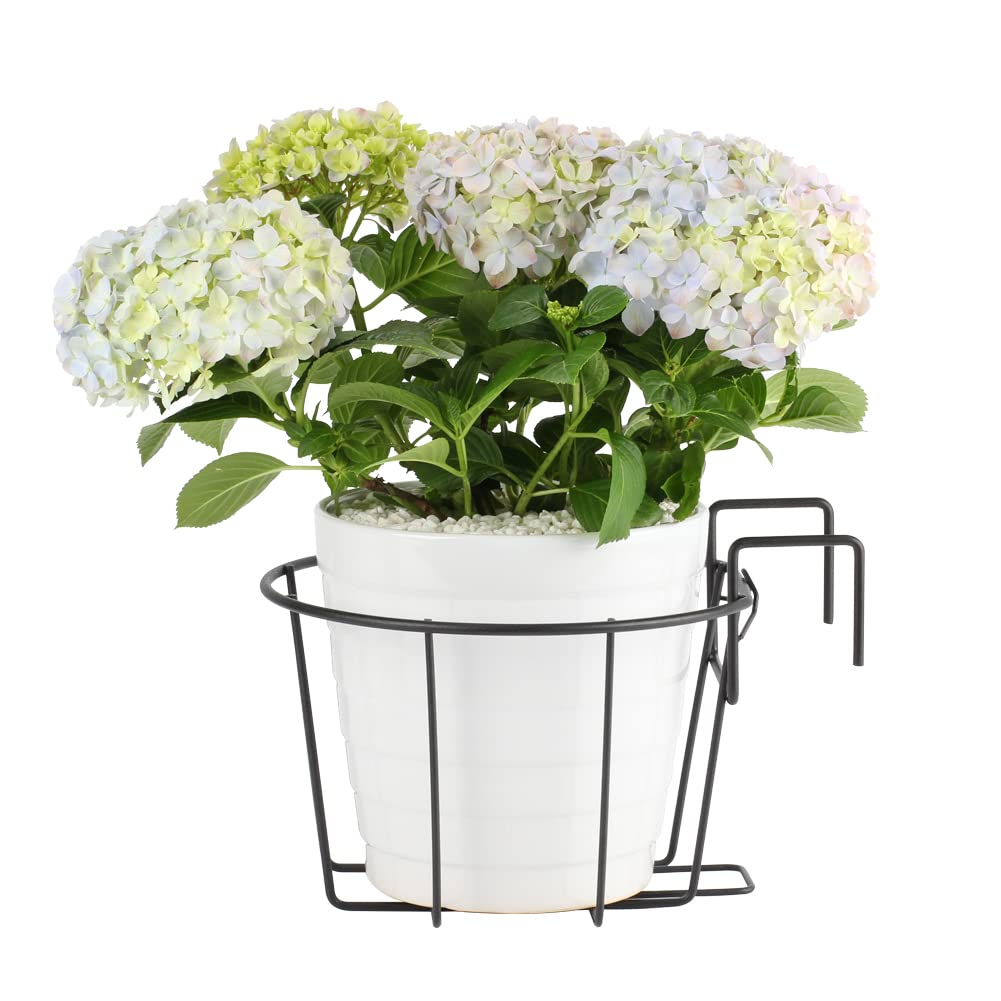 TreeLen 10-inch planter with decorative flowers