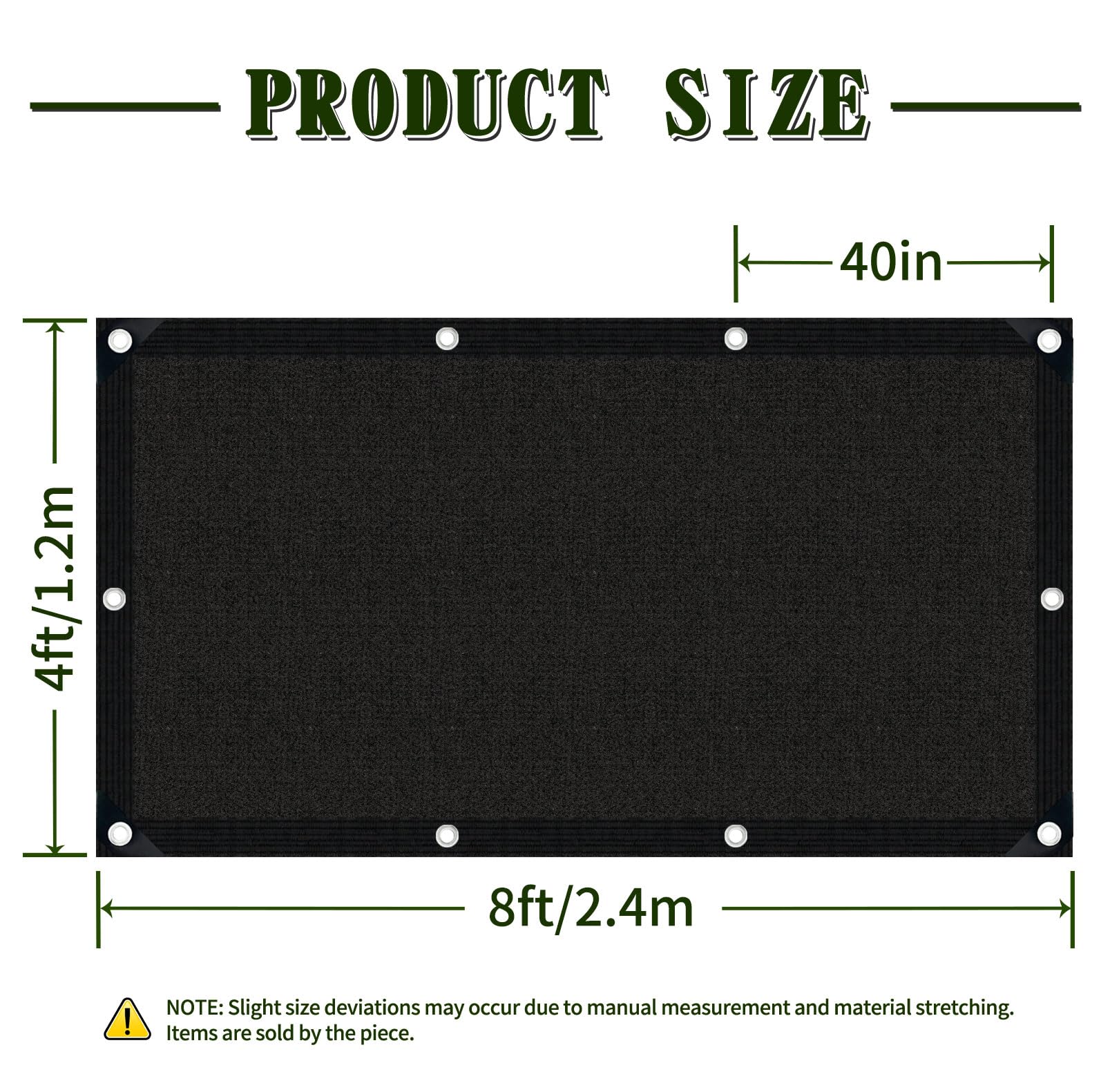 TrekXGD Shade Netting in garden setting