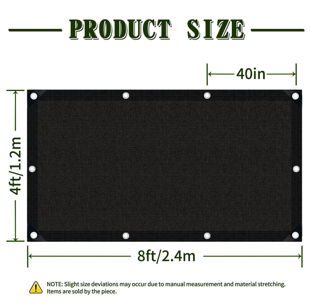 TrekXGD Shade Netting in garden setting