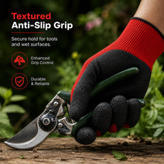Trendara garden gloves grey large side view