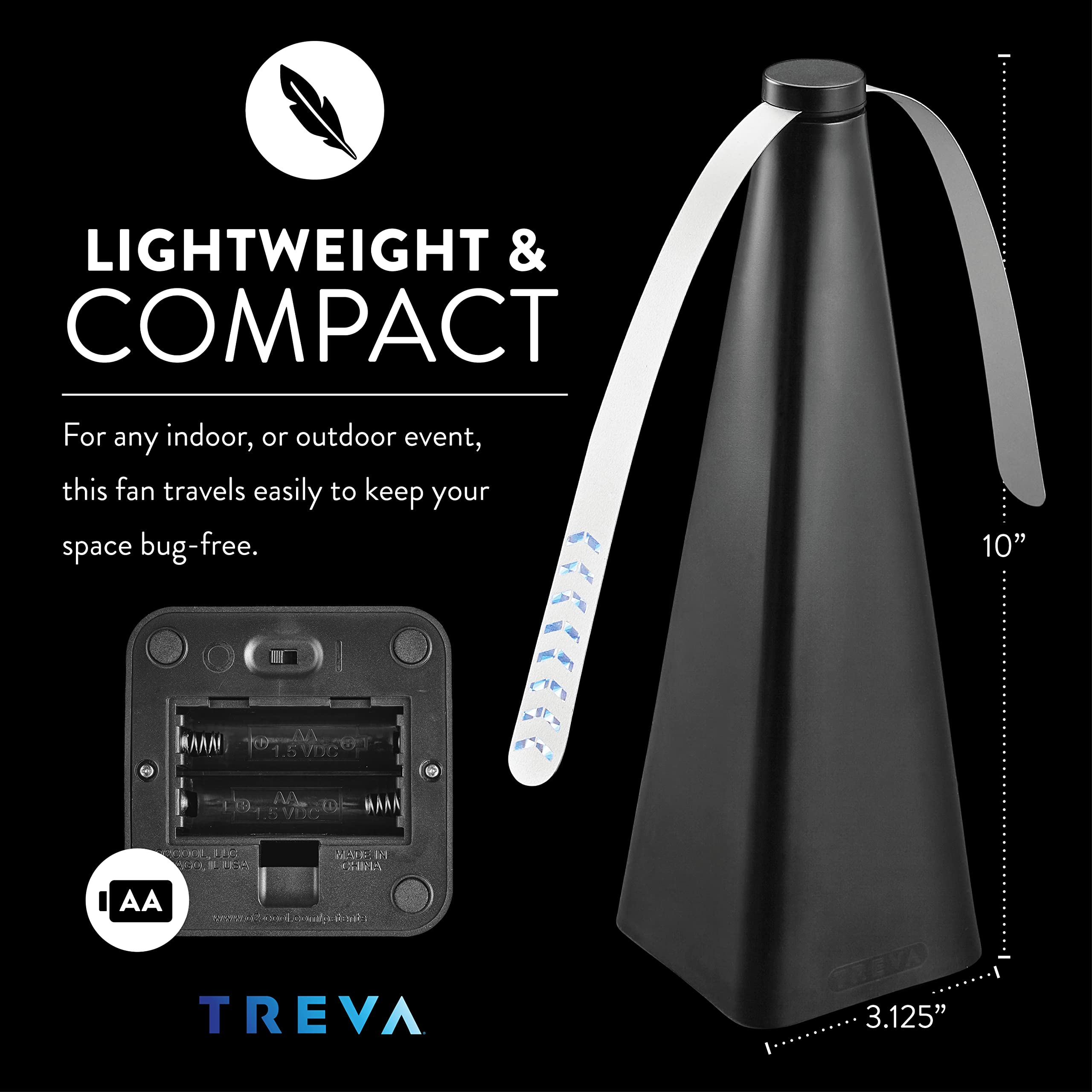 Treva Bug Fan packed in box