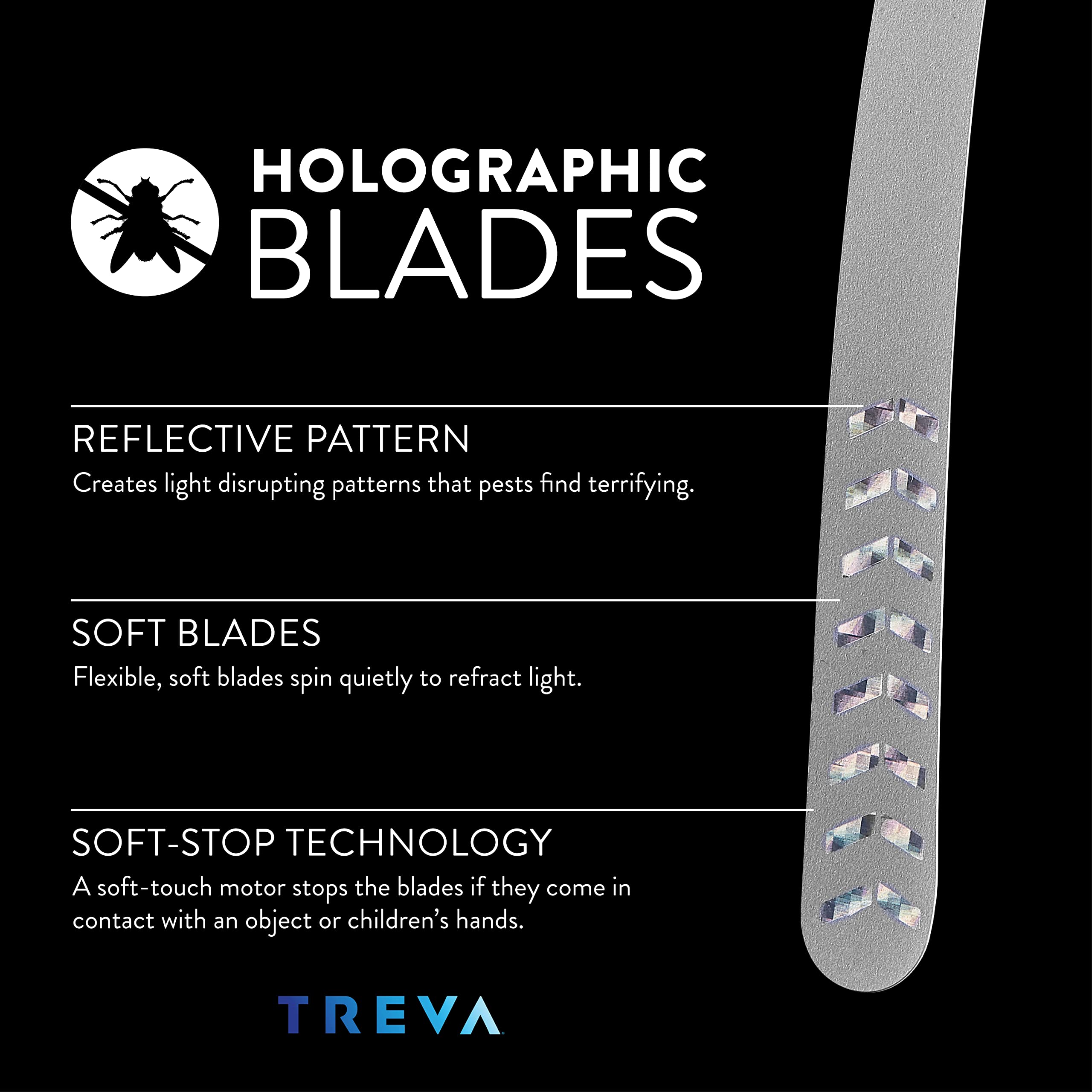 Treva Bug Fan showing soft-stop feature